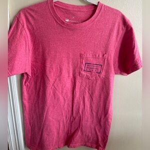 Men’s SMALL: Southern Marsh Shirt Red Pocket Tee